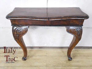 CONSOLE IN NOCE ORIGINALE DI EPOCA 900' - Foto 1 di 11