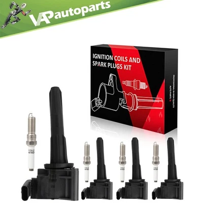 4 bobinas de encendido y bujía UF914 para Cadillac XT5 2022-2023 2,0 L L L4 Foto 1 de 4