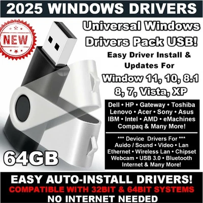 2025 EASY DRIVERS USB Auto-Matic Driver Installer - Image 1 of 2