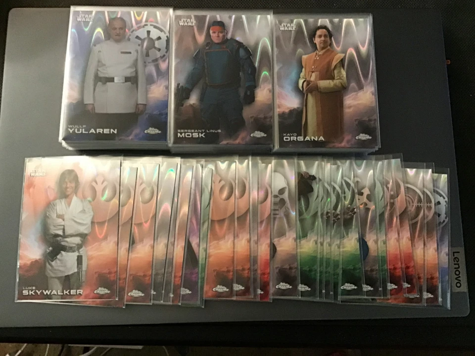 2025 Topps Chrome Star Wars RAYWAVE REFRACTORS elige una tarjeta termina tu conjunto Foto 1 de 1