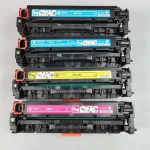 Original HP Multipack 305A Cyan / Magenta / Gelb & GRATIS CYAN! - Bild 1 von 5