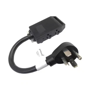 1,5 Ft. 4 Fili 30 Amp 125/250 Volt NEMA 14-30P Spina a (4)5-20R/5-15R con (2)20 - Foto 1 di 4