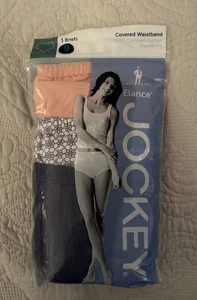 Jockey Elance Women’s Cotton Brief Underwear Underpants 3 Pack Size 9 - Picture 1 of 2