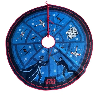 Hallmark X Star Wars The Force is Strong Christmas Tree Skirt ** Missing Cord - Image 1 of 4