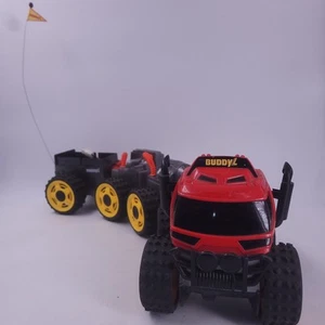 Vtg The Rattler 10WD 9.6V Radio Control RC Truck Red Buddy L 1994 UNTESTED Parts - Picture 1 of 16