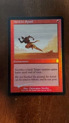Need for Speed Odyssey EX/LP #209 MTG Magic the Gathering Enchantment *FOIL* - Image 1 of 2