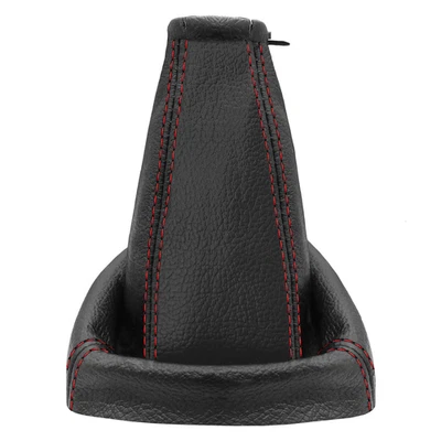 Schaltsack Schaltmanschette für Ford Mondeo 2003-2007 MK3 Facelift Schwarz Rot - Bild 1 von 4