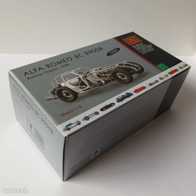 CMC Alfa Romeo 8C 2900B - ROLLING CHASSIS 1938 - scala 1:18 - Immagine 1 di 1