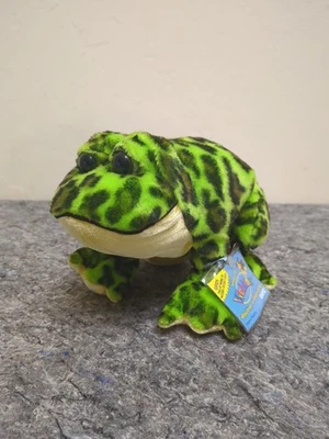 Ganz Webkinz Bullfrog Plush Stuffed Animal Toy w New & Sealed Code HM114 Frog - Image 1 of 4