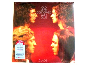 SLADE OLD NEW BORROWED AND BLUE LP SPLATTER VINYL - Picture 1 of 2