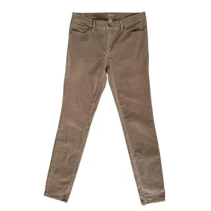 Ann Taylor Tan Corduroy Pants Womens 8 Skinny Beige Jeans Cabincore Rustic Farm  - Picture 1 of 13