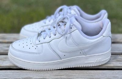 Nike Air Force 1 Shoes Mens Size 8.5 White Low Top DD8959 100 Classic Sneaker - Image 1 of 4