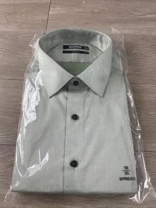 Camisa Murano Cuello Extendido Algodón Elástico Verde Oliva 18-35 NUEVA $65 Etiqueta - Imagen 1 de 6