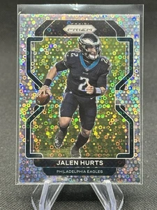 Jalen Hurts 2021 Panini Prizm No Huddle Silver Disco SP #221 Eagles - Picture 1 of 2