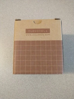 Cloudnola Block Clock 3-in-1 LED Alarm Clock Calendar Temperature 12/24H White  - Image 1 of 4