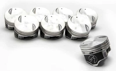 SPEED PRO Hypereutectic Coated Skirt Flat Top Pistons Set/8 Chevy BB 454 7.4 100 - Image 1 of 4