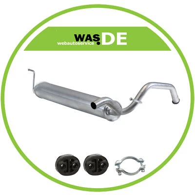 pot d'échappement silencieux pour Citroen C1 Peugeot 107 Toyota Aygo 1.0 - Photo 1/4