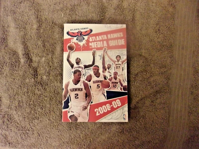 Anuario 2008-09 ATLANTA HAWKS MEDIA GUIDE JOE JOHNSON 2009 NBA Programa AD Foto 1 de 4