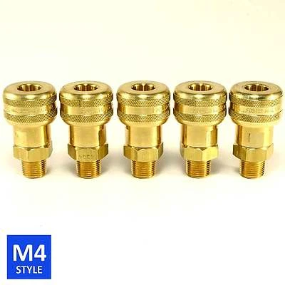 Foster 4 Series Brass Quick Coupler 3/8 Body 3/8 NPT Air Hose and Water Fittings - image 1 of 4