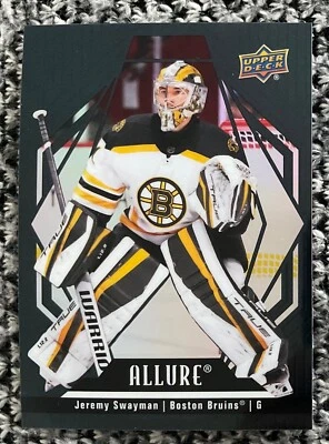 2022-23 JEREMY SWAYMAN UD ALLURE BLACK RAINBOW PARALLEL CARD #93 BRUINS - Image 1 of 2