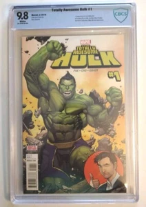 Totally Awesome Hulk 1 CBCS 9.8 Marvel 2016 1st App Keys Not CGC MCU - Picture 1 of 6