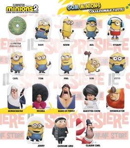 Gom Minions - Fußrastengummi 3D Wählbar - Parmareggio 2022 Abc Der Brotdose - Picture 1 of 4