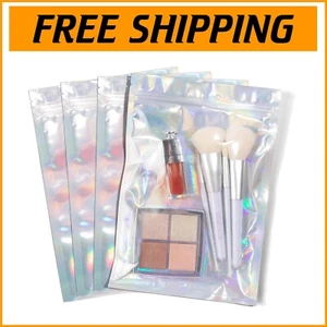 Attractive 7" x 10" Resealable Holographic Bags - Ideal for Packaging & Storage - Picture 1 of 9