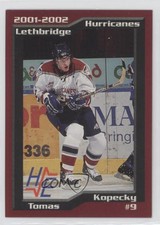 2001-02 Lethbridge Hurricanes WHL Tomas Kopecky