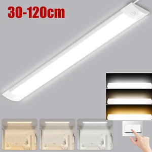 30/60/90/120cm LED Feuchtraumlampe Wannenleuchte Röhre Werkstatt Deckenleuchte - Bild 1 von 27