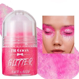 Body Glitter Roll on Festival Glitter Gel Makeup for Hair Face and Body Color... - Picture 1 of 7
