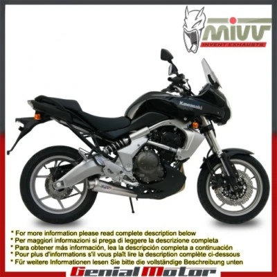 Terminale Scarico MIVV X-cone Acciaio inox per Kawasaki Versys 650 2005 > 2011 - Изображение 1 из 4