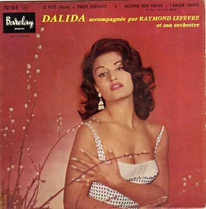 DALIDA JE PARS (ALONE) FRENCH ORIG EP RAYMOND LEFEVRE - Imagen 1 de 1