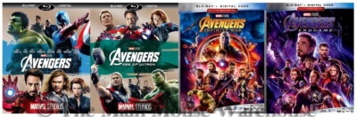Authentic The Avengers Complete Movie Bundle Set New Blu-ray & Digital Copy Code - Image 1 of 4