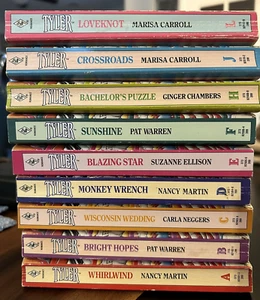 Welcome to Tyler Lot of 9 Vtg PB Series Harlequin Romance QUILT A-F H J L - Picture 1 of 9