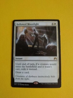 Hallowed Moonlight Origins rare Instant  Magic the Gathering Card. - Image 1 of 4