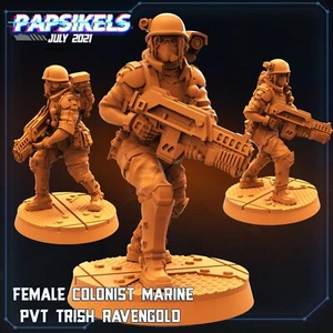 female colonist marine pvt trish ravengold - Imagen 1 de 1
