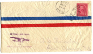 Alaska Flight Cover First Flight Nome - Anchorage - 1928 - serviced by Roessler