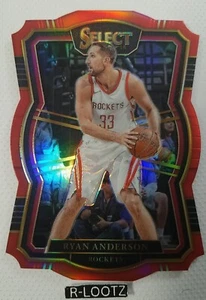 2017-18 Panini Select Premier Level RYAN ANDERSON 065/135 Red Die Cut  ROCKETS - Picture 1 of 5