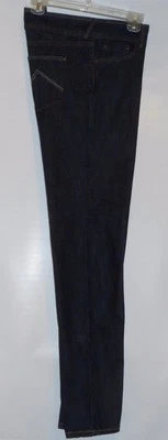 M N G by Mango Ladies Slim Straight Leg Denim Jeans Dark Blue Twelve (12) NWT - Image 1 of 2