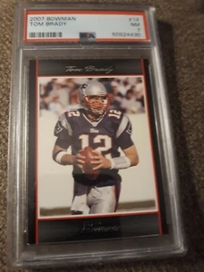 2007 BOWMAN #14 TOM BRADY PSA   - Picture 1 of 3