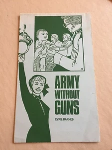 Army Without Guns Salvation Army Booklet Cyril Barnes 1st Ed - Imagen 1 de 5