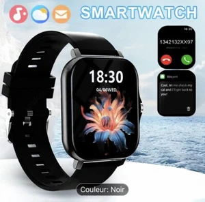 Smart Watch Avec Appel Sans Fil, Capteur BPM & Modes Sports - Photo 1/6