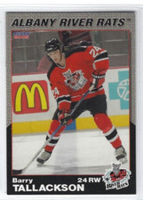 2005-06 Albany River Rats (AHL) Choice Marketing Barry Tallackson