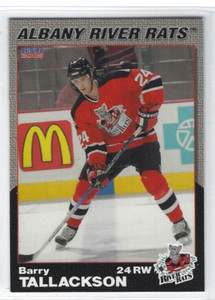 2005-06 Albany River Rats (AHL) Choice Marketing Barry Tallackson
