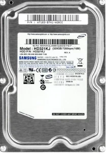 Hard Samsung Spinpoint T166 HD320KJ 320GB 7200U/Min 8MB SATA II 3.5'' Inch - Picture 1 of 3