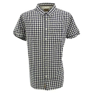 LTB Herren kurzarm Karohemd Baumwolle Regular Fit blau weiß kariert 30264 - Picture 1 of 2