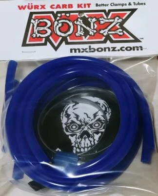 KIT DE ABRAZADERAS DE MANGUERAS DE CARBURADOR KAWASAKI KX125 1994-2006 KX 125 MX BONZ WURX Foto 1 de 2