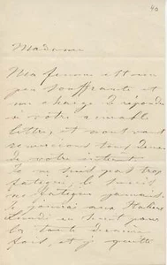 Thalberg, Sigismund. (1812-1871) Autograph Letter Signed - Picture 1 of 1
