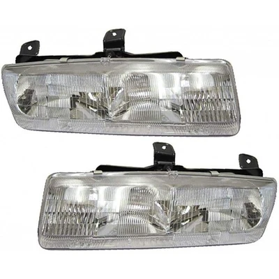 For Saturn S Series Headlight 1991 1992 Pair Driver & Passenger Side Sedan/Wagon - Image 1 of 4