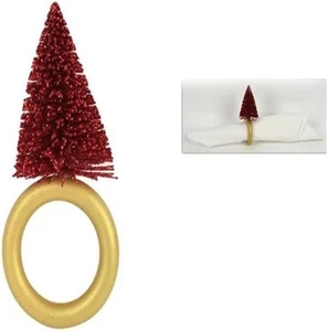 Anelli portatovaglioli Natale a forma di albero – set 10 pz assortiti - Foto 1 di 3